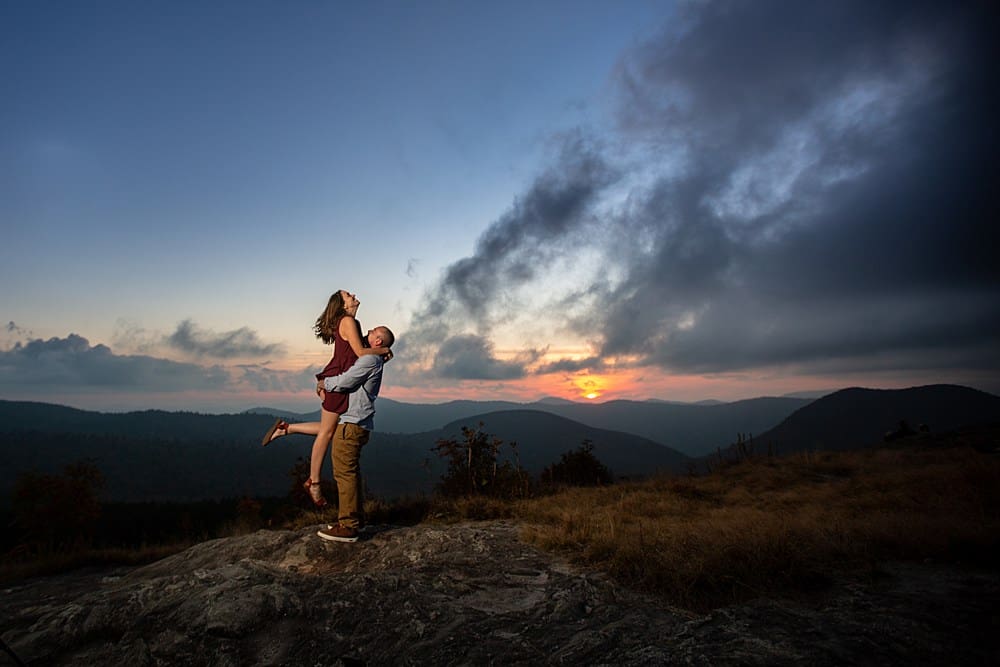 asheville engagement session ; wedding photographer