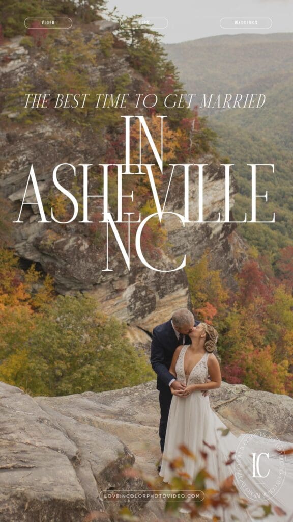 asheville wedding photographer ; fall wedding